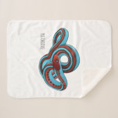 Couverture Sherpa San Francisco garter snake (Devant (Horizontal))