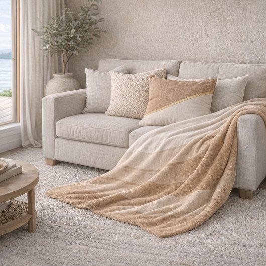 Couverture Sherpa Sand Drift Gradient Sherpa Blanket