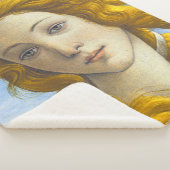 Couverture Sherpa Sandro Botticelli - Détail de la naissance de Vénu (3/4)