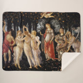 Couverture Sherpa Sandro Botticelli - La Primavera (Devant (Horizontal))