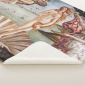 Couverture Sherpa Sandro Botticelli - Naissance de Vénus (3/4)