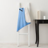 Couverture Sherpa Sangria Cornflower Blue (En situation)