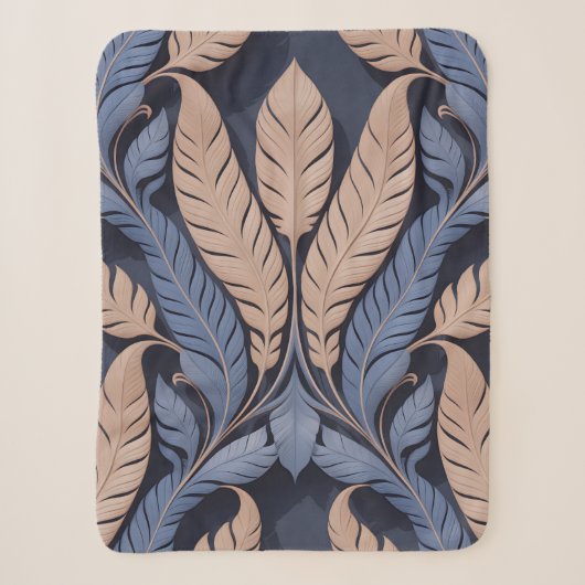 Couverture Sherpa Saraswati Feather Relief (Devant)