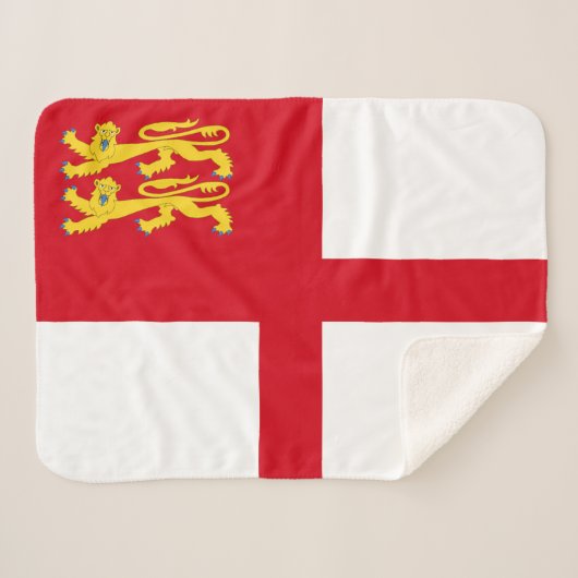 Couverture Sherpa Sark Flag (Devant (Horizontal))