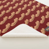 Couverture Sherpa Saucisses amusantes Motif à personnaliser avec le  (3/4)