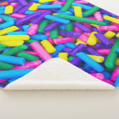 Couverture Sherpa Saupoudrer de bonbons multicolores (3/4)