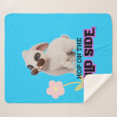 Couverture Sherpa Sauter sur le côté sauvage (Devant (Horizontal))