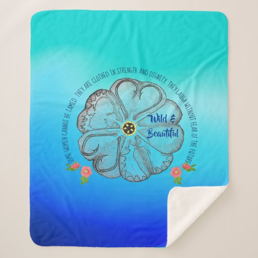 Couverture Sherpa Sauvage et beauté (Devant)