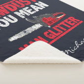 Couverture Sherpa Sawdust Vous Voulez Dire Homme Parties scintillant (3/4)