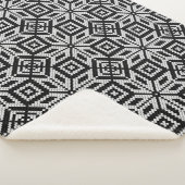 Couverture Sherpa Scandinave Selburose Motif de Noël (3/4)