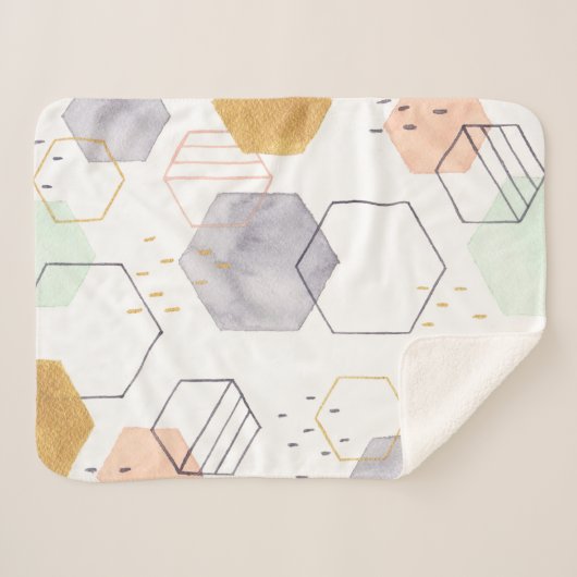 Couverture Sherpa Scatter hexadécimal (Devant (Horizontal))