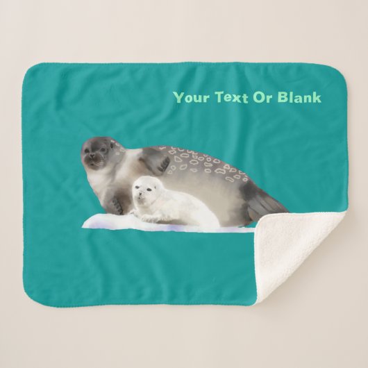 Couverture Sherpa Sceau annelé (Devant (Horizontal))