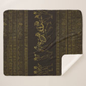 Couverture Sherpa Scène antique de Sparte Grèce sur le motif grec (Devant (Horizontal))