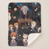 Couverture Sherpa Scène d'ensemble animée HARRY POTTER™ (Devant)