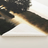 Couverture Sherpa Scène du lac Morning Sbcnm (3/4)