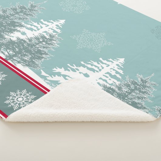 Couverture Sherpa Scène hivernale (3/4)