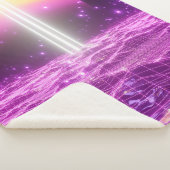Couverture Sherpa Scène pop art moderne rose fi3 (3/4)