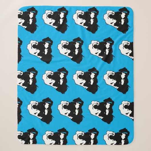 Couverture Sherpa Schnauzer allemand (Devant)