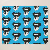 Couverture Sherpa Schnauzer allemand (Devant (Horizontal))