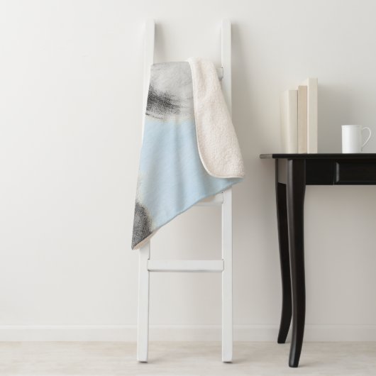 Couverture Sherpa Schnauzer (Giant, Standard) Peinture - Chien Art (En situation)