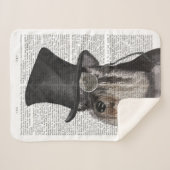 Couverture Sherpa Schnauzer, Hound officiel et Casquette (Devant (Horizontal))