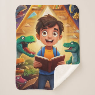 Couverture Sherpa Science Lecture pour enfants à Dinosaures - Design