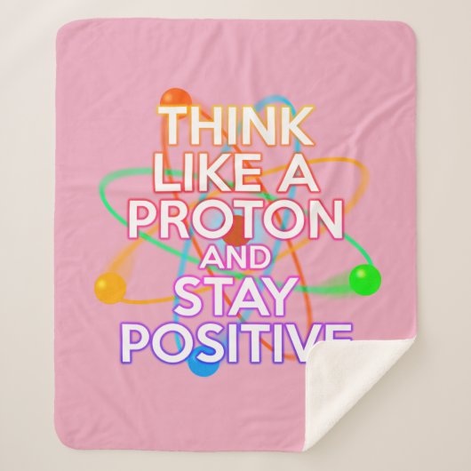 Couverture Sherpa Science Positive Dire Fun Fun Fun Girly Rose (Devant)