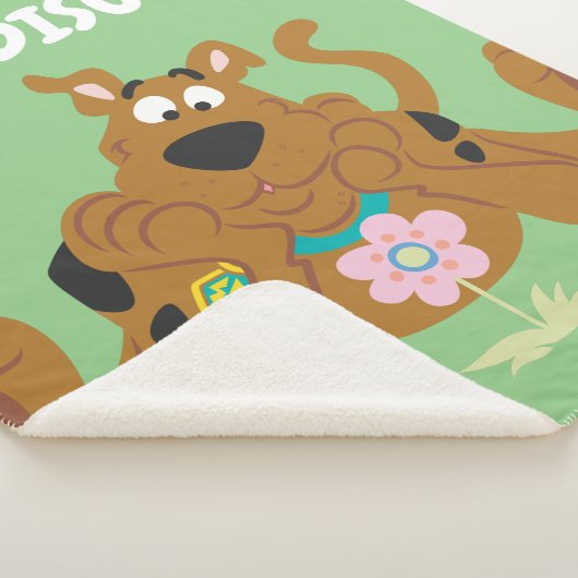 Couverture Sherpa Scooby-Doo Admirant Fleur (3/4)