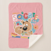 Couverture Sherpa Scooby-Doo | Baby Scooby-Doo So migny (Devant)