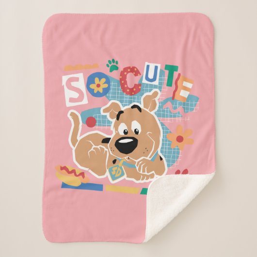 Couverture Sherpa Scooby-Doo | Baby Scooby-Doo So migny (Devant)