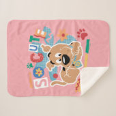 Couverture Sherpa Scooby-Doo | Baby Scooby-Doo So migny (Devant (Horizontal))