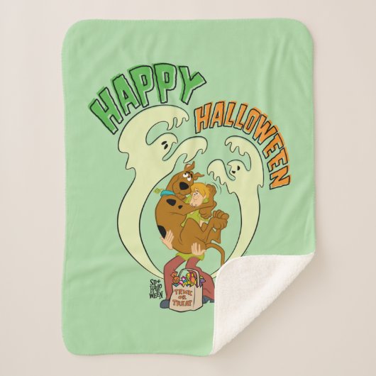 Couverture Sherpa Scooby-Doo | Bonne Halloween (Devant)