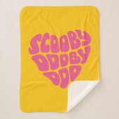 Couverture Sherpa Scooby Doo Doo Heart (Devant)