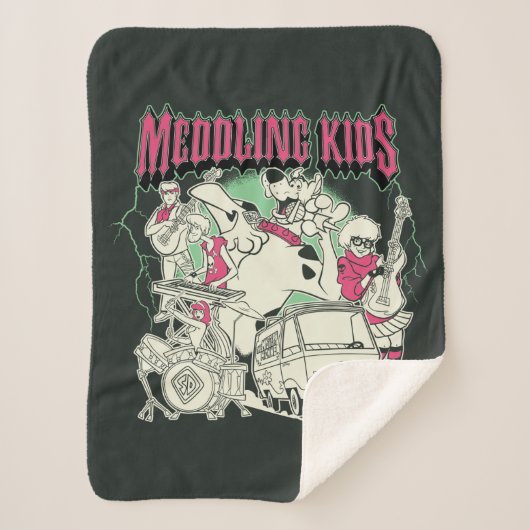 Couverture Sherpa Scooby-Doo et le groupe Gang Meddling Kids Punk (Devant)