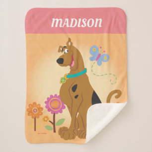 Couverture Sherpa Scooby-Doo Following Butterfly