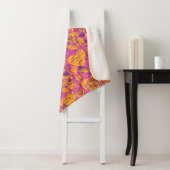 Couverture Sherpa Scooby-Doo | Funky Flower Motif (En situation)
