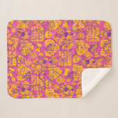 Couverture Sherpa Scooby-Doo | Funky Flower Motif (Devant (Horizontal))