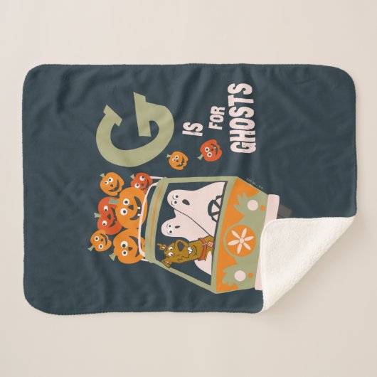 Couverture Sherpa Scooby-Doo | G est pour Ghosts (Devant (Horizontal))