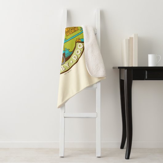 Couverture Sherpa Scooby-Doo | Gang Traversant "Crystal Cove" (En situation)