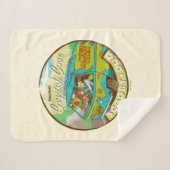 Couverture Sherpa Scooby-Doo | Gang Traversant "Crystal Cove" (Devant (Horizontal))
