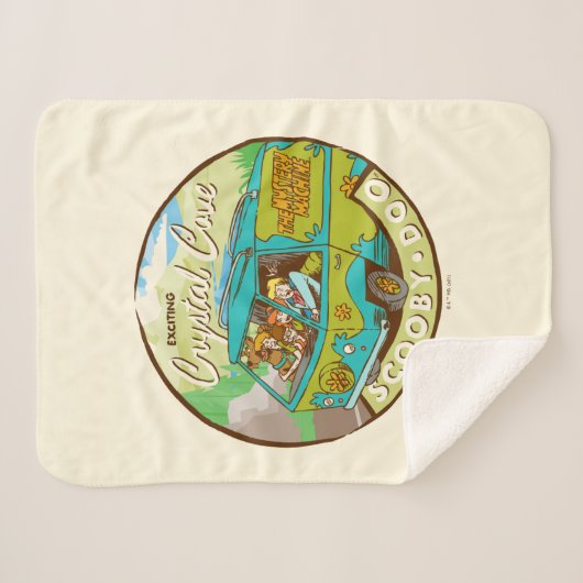 Couverture Sherpa Scooby-Doo | Gang Traversant "Crystal Cove" (Devant (Horizontal))