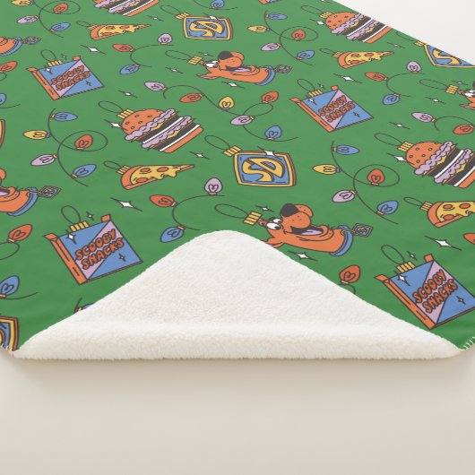 Couverture Sherpa Scooby-Doo Holiday Snack Lights Pattern (3/4)