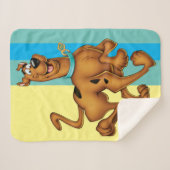 Couverture Sherpa Scooby-Doo Joyeuse Marche (Devant (Horizontal))