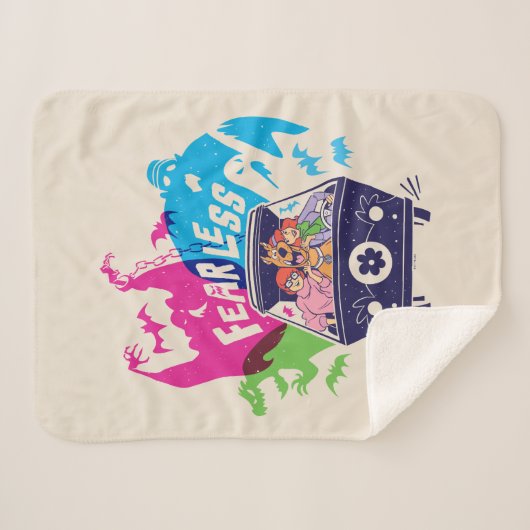 Couverture Sherpa Scooby-Doo | La Machine Mystérieuse Sans Peur (Devant (Horizontal))