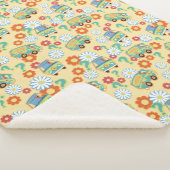 Couverture Sherpa Scooby-Doo Mystery Motif de fleurs (3/4)