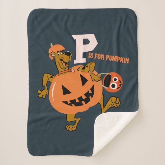 Couverture Sherpa Scooby-Doo | P est pour le Citrouille (Devant)