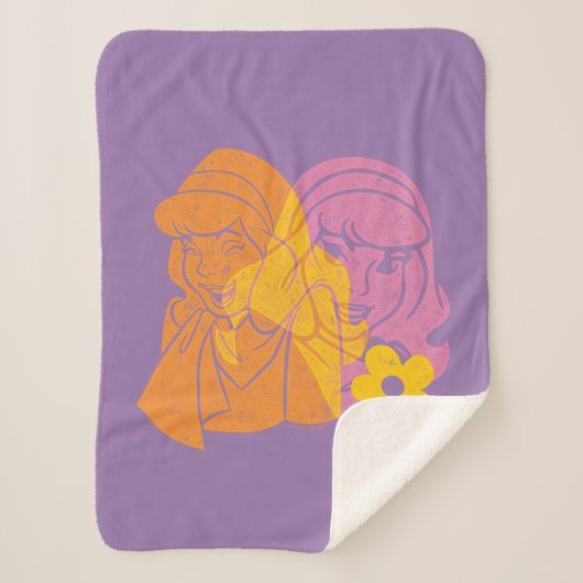 Couverture Sherpa Scooby-Doo | Portrait des fleurs daphné (Devant)