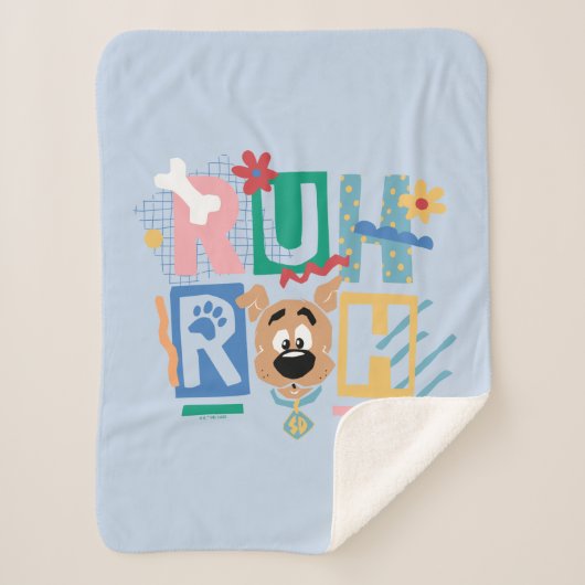 Couverture Sherpa Scooby-Doo | Ruh Roh Baby Scooby-Doo (Devant)