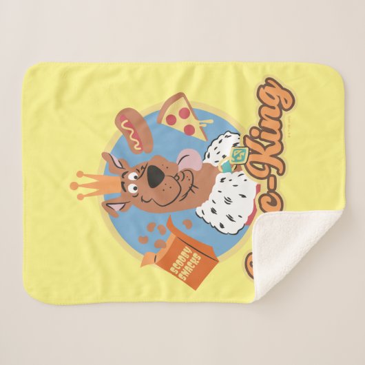 Couverture Sherpa Scooby-Doo Snac-King (Devant (Horizontal))