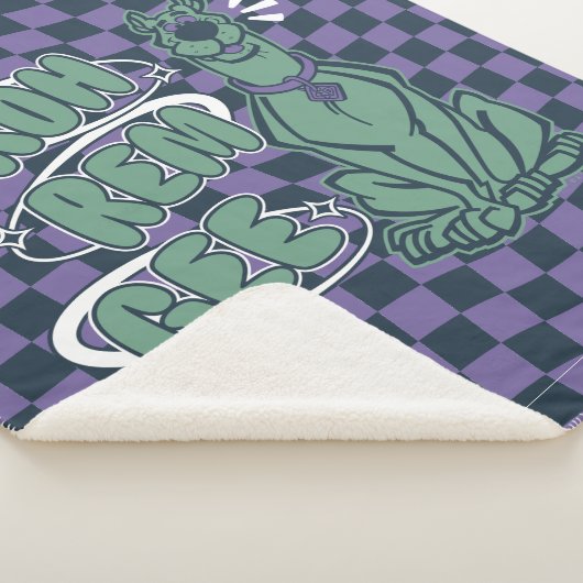 Couverture Sherpa Scooby rétro "OMG" (3/4)